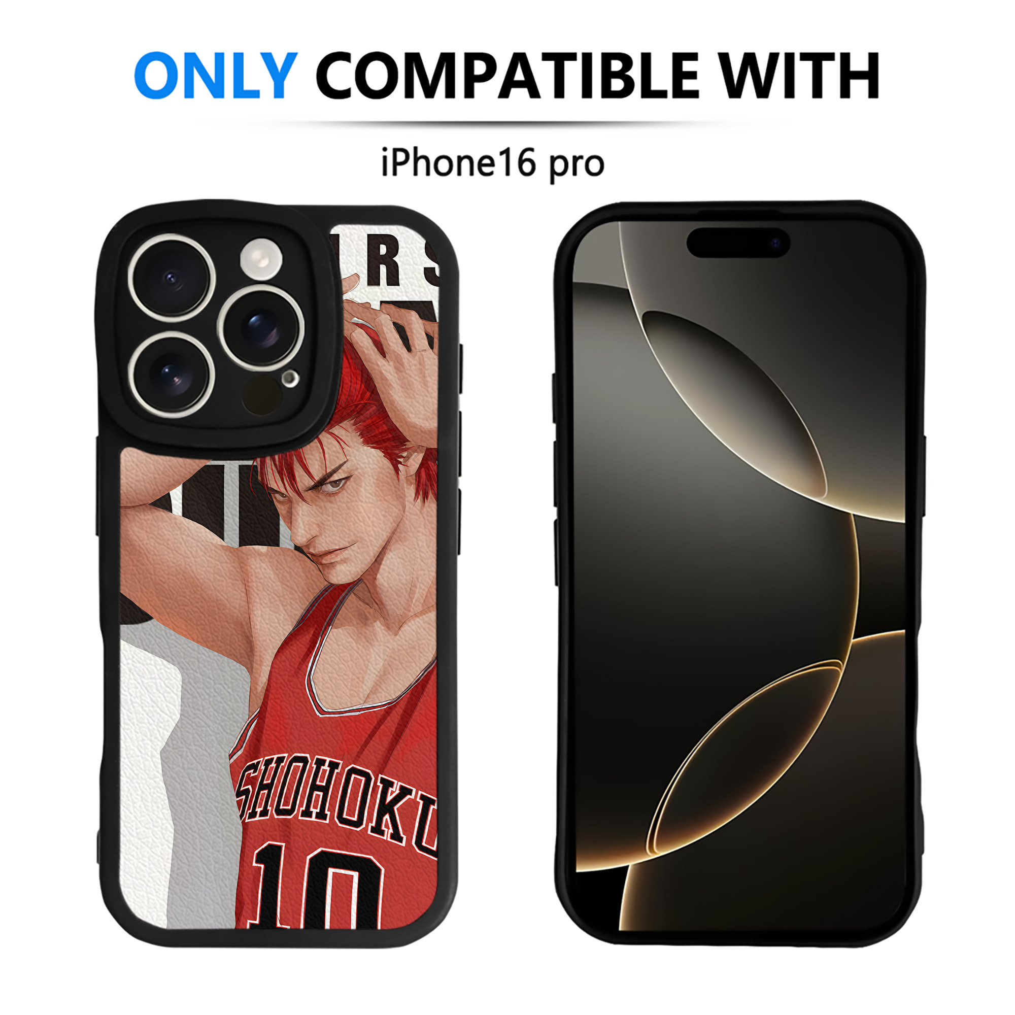 （画像用） SLAM DUNK／スラムダンク 【iPhone 16シリーズ対応】シリコンスマホケース（レザー調） 材質：シリコン